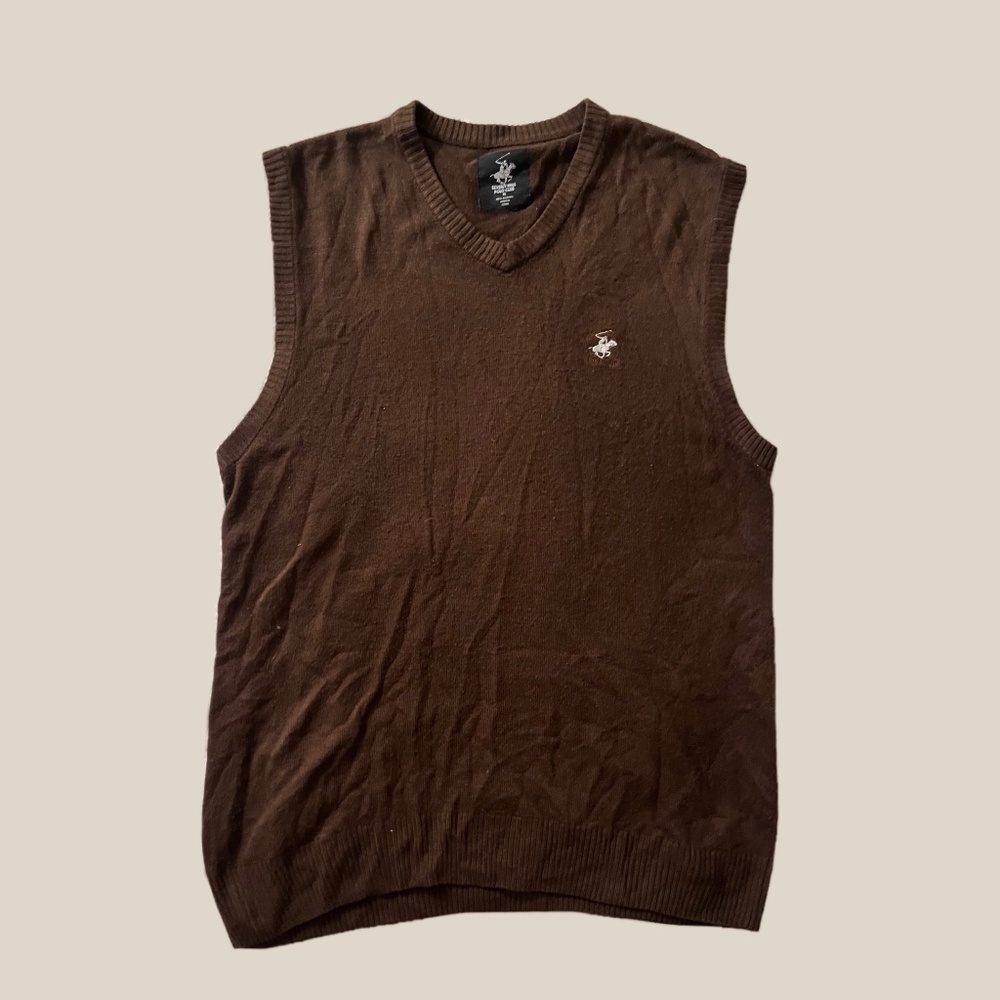 Polo Club Brown Sweater Vest
